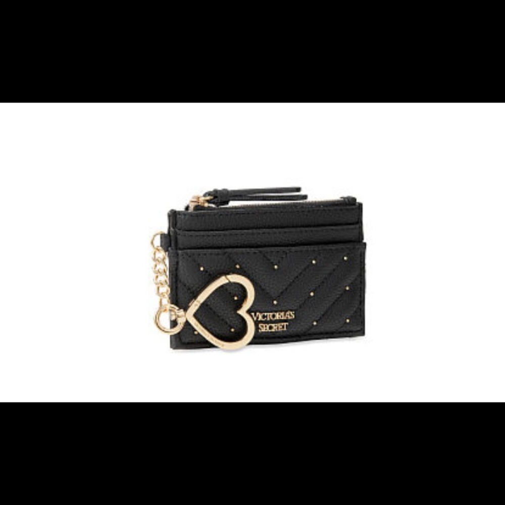 Victoria Secret Studded V-Quilt Card Case